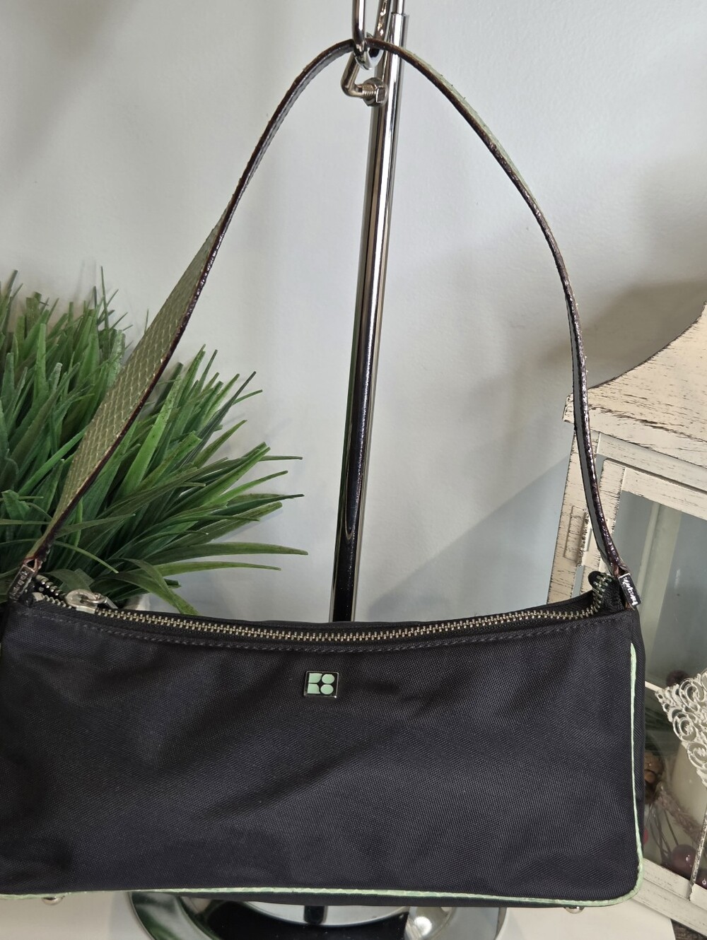 Kate Spade NY Vintage Dot Noel Baguette-Style Shoulder Bag.